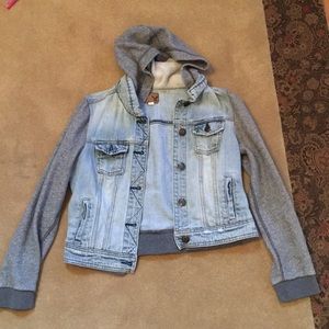 American Eagle Jean jacket/ sweatshirt